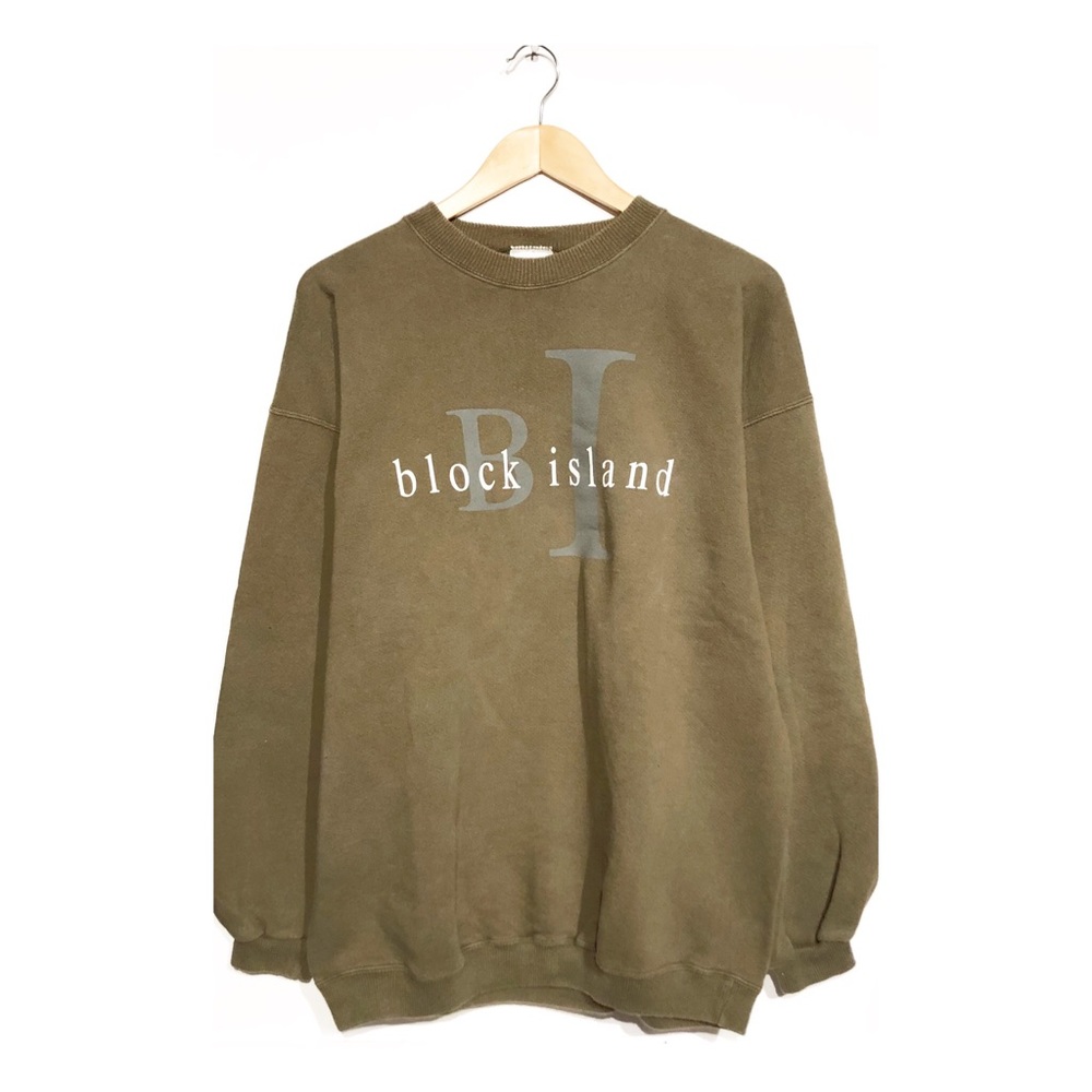 Vintage 90s block island crewneck